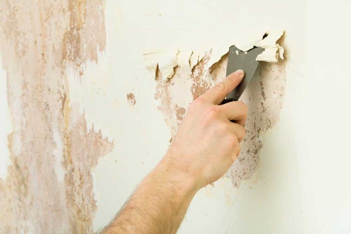 Nên làm sạch bề mặt tường trước khi sơn 